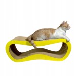 Cat scratching post LEON mega 78x28x24 cm Yellow