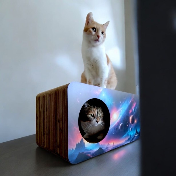 drapak kosmos, drapak dla kota kosmos, przestrzeń kosmiczna, prom kosmiczny dla kota, Drapak XL Kosmos