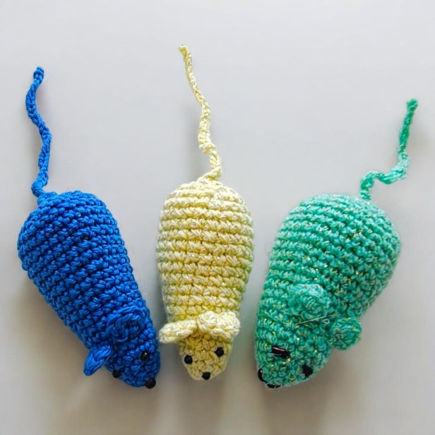 mysz dla kota z kocimietka, zabawka z kocimietka