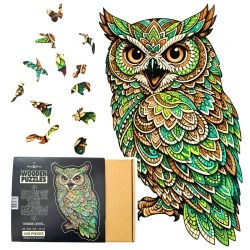 Wooden Puzzle Wise Owl