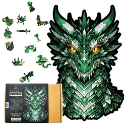 Wooden Puzzle Dragon of Wisdom