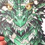 dragon puzzle, wooden dragon puzzle, gift box for puzzle, elegant puzzle packaging,