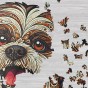 cute dog, shih tzu dog, Maltese dog, dog puzzle, wooden dog puzzle