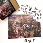 Battle of Grunwald jigsaw puzzle, wooden jigsaw puzzle depicting the Battle of Grunwald, Jan Matejko jigsaw puzzle