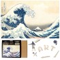 The Great Wave jigsaw puzzle, wooden wave jigsaw puzzle, The Great Wave off Kanagawa wooden jigsaw puzzle, Hokusai Katsushika jigsaw puzzle