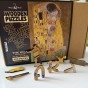 Gustav Klimt jigsaw puzzle, wooden jigsaw puzzle of *The Kiss*