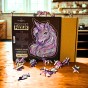 wooden jigsaw puzzle featuring a colourful unicorn, unicorn jigsaw puzzle