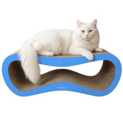 Cat scratching post LEON mega 78x28x24 cm Blue