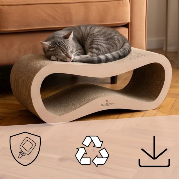 drapak dla kota beżowy, cappuccino drapak, leon, mruupruu drapak, mrupru drapak, mrumru drapak, drapak dla kota