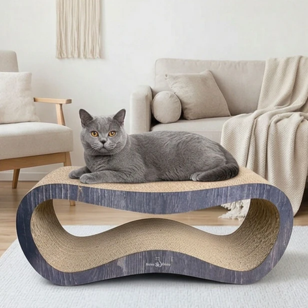 mega drapak dla kota, drapak tekturowy , drapak drewniany dla kota, drapak kartonowy dla kota , wymiary drapaka 78 x 28 x 24 cm , brązowy drapak dla kota premium , drapak premium