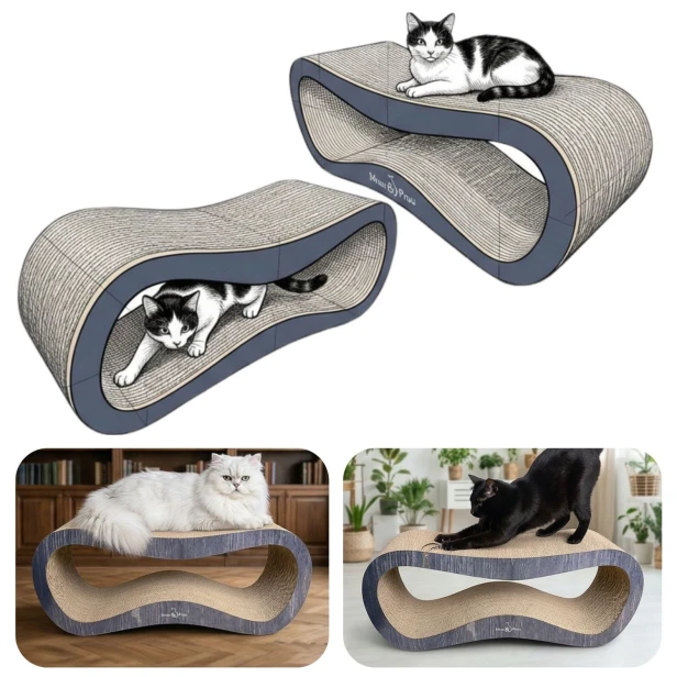 mega drapak dla kota, drapak tekturowy , drapak drewniany dla kota, drapak kartonowy dla kota , wymiary drapaka 78 x 28 x 24 cm , brązowy drapak dla kota premium , drapak premium