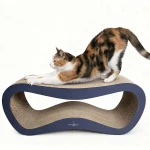 LEON mega cat scratching post 78x28x24 cm BLACK