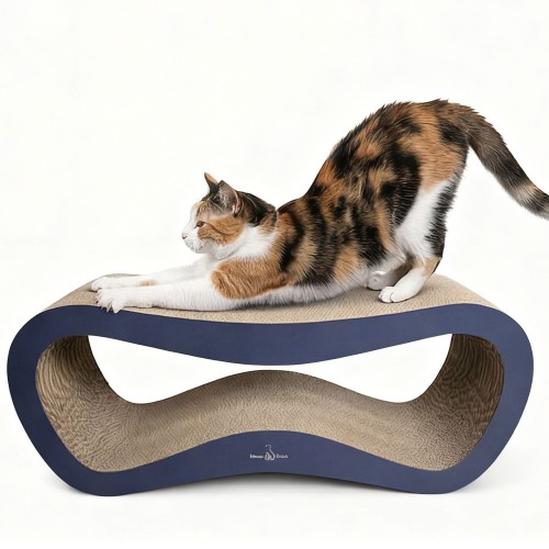 mega drapak dla kota, drapak tekturowy , drapak czarny dla kota, drapak kartonowy dla kota , wymiary drapaka 78 x 28 x 24 cm , czarny drapak dla kota premium , drapak premium