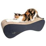 Large cat scratching post MIMI 70x23x24 cm BLACK