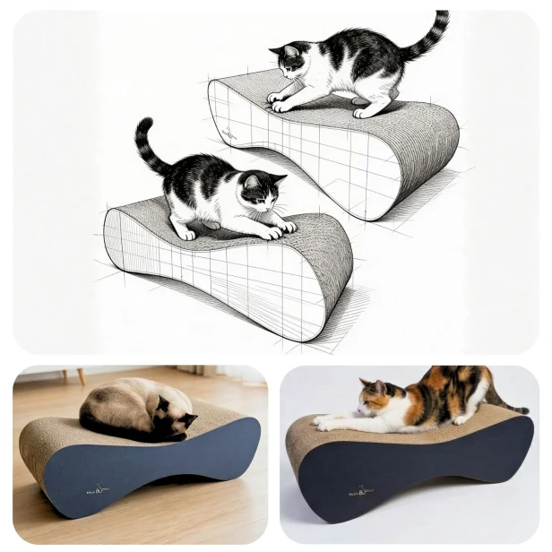 duży drapak dla kota, drapak tekturowy , drapak czarny dla kota, drapak kartonowy dla kota , wymiary drapaka 70 x 23 x 24 cm , drapak dla kotka , koci drapak z tektury , czarny drapak premium , duży drapak premium , czarny drapak dla kota