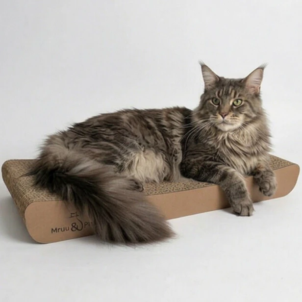 drapak dla kota beżowy, cappuccino drapak dla kota, prosty drapak dla kota , tekturowy drapak beżowy