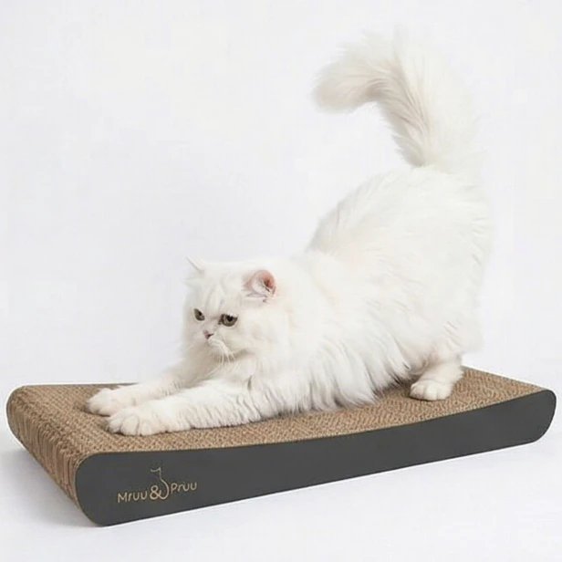 drapak dla kota tekturowy prosty, tani drapak dla kota sigma, niski drapak dla kota sigma, czarny drapak dla kota sigma, mruupruu, mrupru