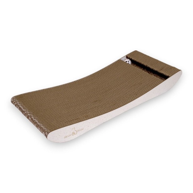 PREMIUM white cardboard cat scratcher, premium cat scratcher, eco-friendly cat scratcher, white cat scratcher , cat scratcher