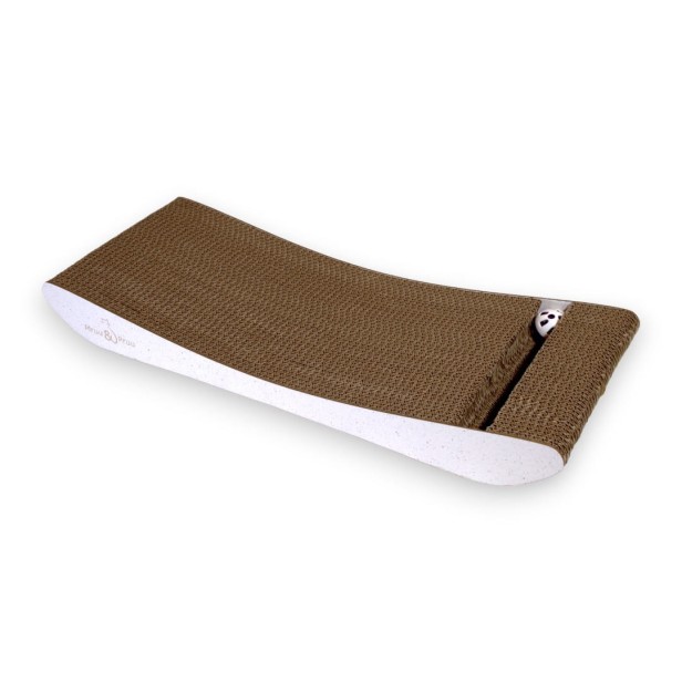 PREMIUM white cardboard cat scratcher, premium cat scratcher, eco-friendly cat scratcher, white cat scratcher , cat scratcher