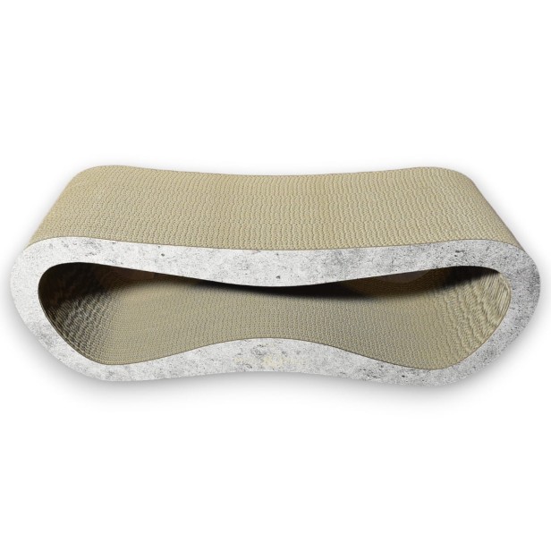 mega drapak dla kota, drapak tekturowy , drapak szary dla kota, drapak kartonowy dla kota , wymiary drapaka 78 x 28 x 25 cm , szary drapak dla kota premium , drapak premium