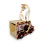 car Safari cardboard scratcher 60x36x29 cm , cardboard scratcher , MruuPruu , Cat scratcher