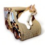 car Safari cardboard scratcher 60x36x29 cm , cardboard scratcher , MruuPruu , Cat scratcher