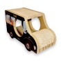 AUTO Black Taxi cardboard scratching post 60x36x29 cm , cardboard scratching post , MruuPruu , cat scratching post