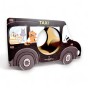 AUTO Black Taxi cardboard scratching post 60x36x29 cm , cardboard scratching post , MruuPruu , cat scratching post