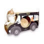 AUTO Black Taxi cardboard scratching post 60x36x29 cm , cardboard scratching post , MruuPruu , cat scratching post