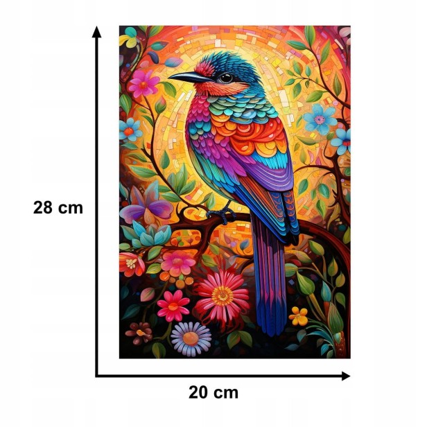bird puzzle 160 pieces, wooden puzzle, mruupruu puzzle, bird, colorful bird puzzle, wooden puzzle