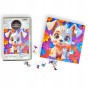 dog puzzle 150 elements, wooden puzzle, mruupruu puzzle, dog, colorful dog puzzle