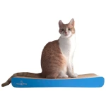 Cat scratching post Sigma 58x6.5x24 cm Blue